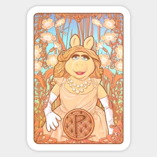 La Miss Piggy Sticker